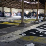 Plus de 3 semaines ont été nécessaires à la confection du tifo (Crédit : A.HDSA)